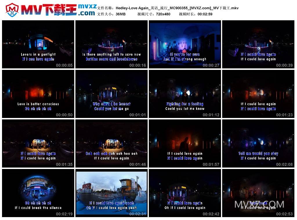 Hedley-Love Again_英语_流行_MC900355